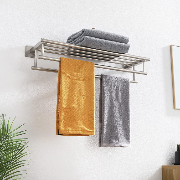 NIERBO Wall Mounted Towel Rack Wayfair